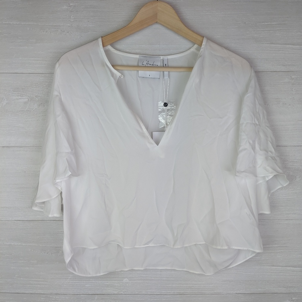 NWOT L'Academie Revolve White Top